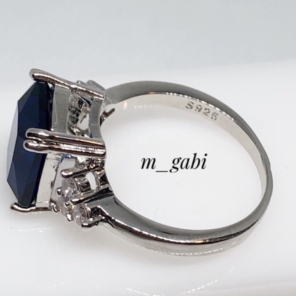 💙Sterling silver blue peridot  ring💙 - Picture 4 of 4